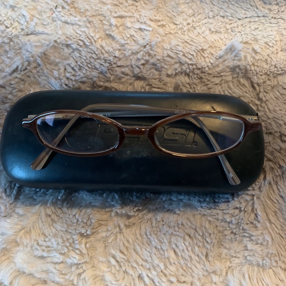 Pepsi brown prescription eyeglass frames